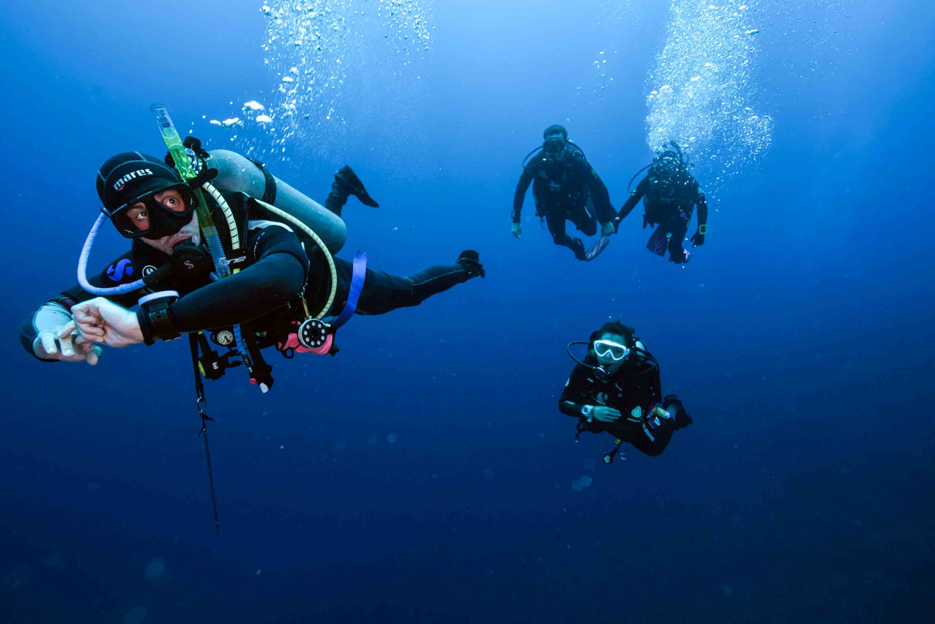 DiveGab diving as instructor in Maldives